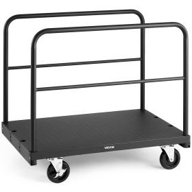 Drywall Cart Dolly, 1800 lbs Load Capacity, 2-in-1 Steel Panel Truck Cart with 5 inch Swivel Casters