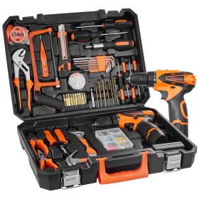 VEVOR Tool Kit, 146 Piece General Household Hand Tool Set, with Electric Drill and Portable Tool Storage Case, High-Quality Steel