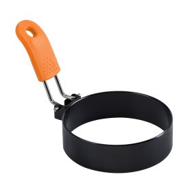 1pc Multicolor Nonstick Egg Rings; Round Ring Molds For English Muffins Pancake Cooking Pan; Portable Grilling Accessories For Camping Indoor Bre (Color: Orange (1 Pack))