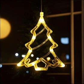 LED Colored Lights, Suction Cup Lights, Christmas Decoration Lights, Storefront Windows, Christmas Tree Backgrounds, Creative Lights, String Ligh (Westward jounery-e1: Christmas tree)