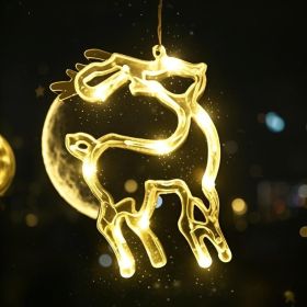 LED Christmas Tree Branch Lights for Room Decor (Westward jounery-e2: Milu deer)